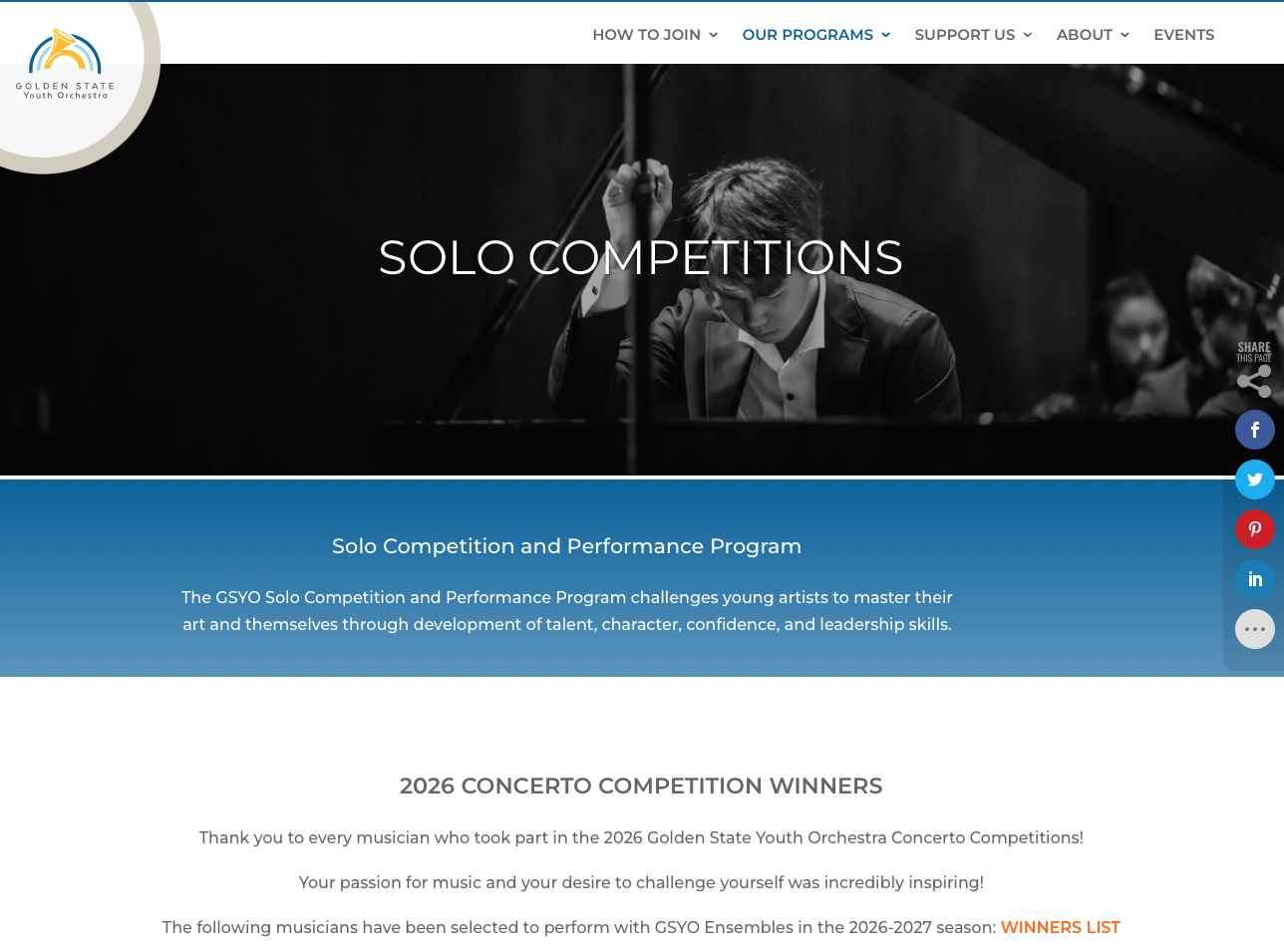 GSYO Concerto Competition