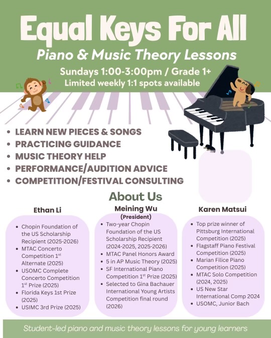 Equal Keys for All Event Poster