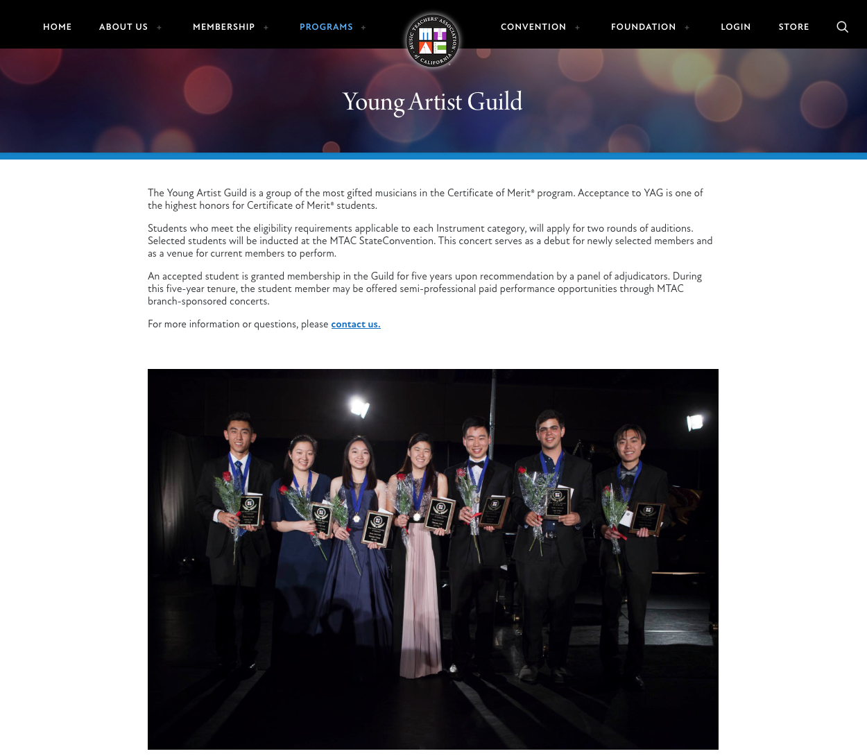 MTAC Young Artist Guild